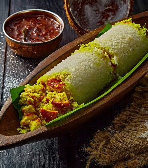 Kerala Chicken Puttu